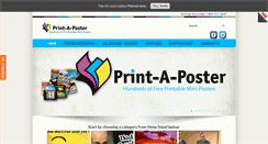 Desktop Screenshot of print-a-poster.com